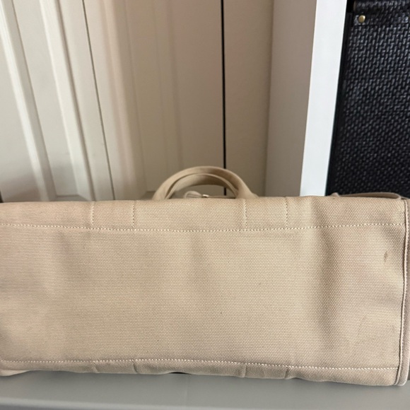 Coach Tan Canvas Tote Bag - Picture 2 of 4